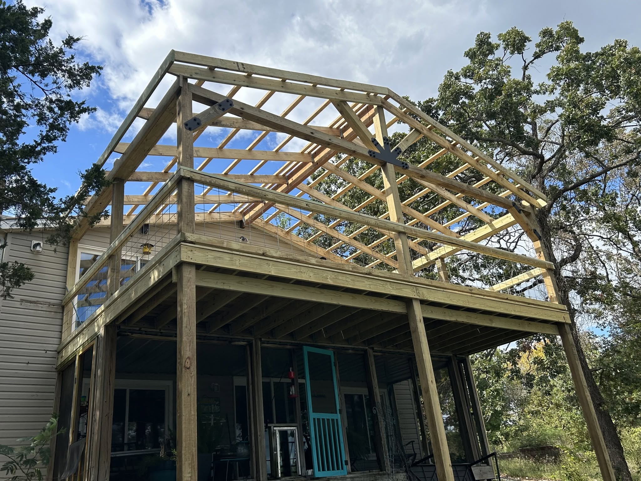 Deck and porch framing in Missouri
